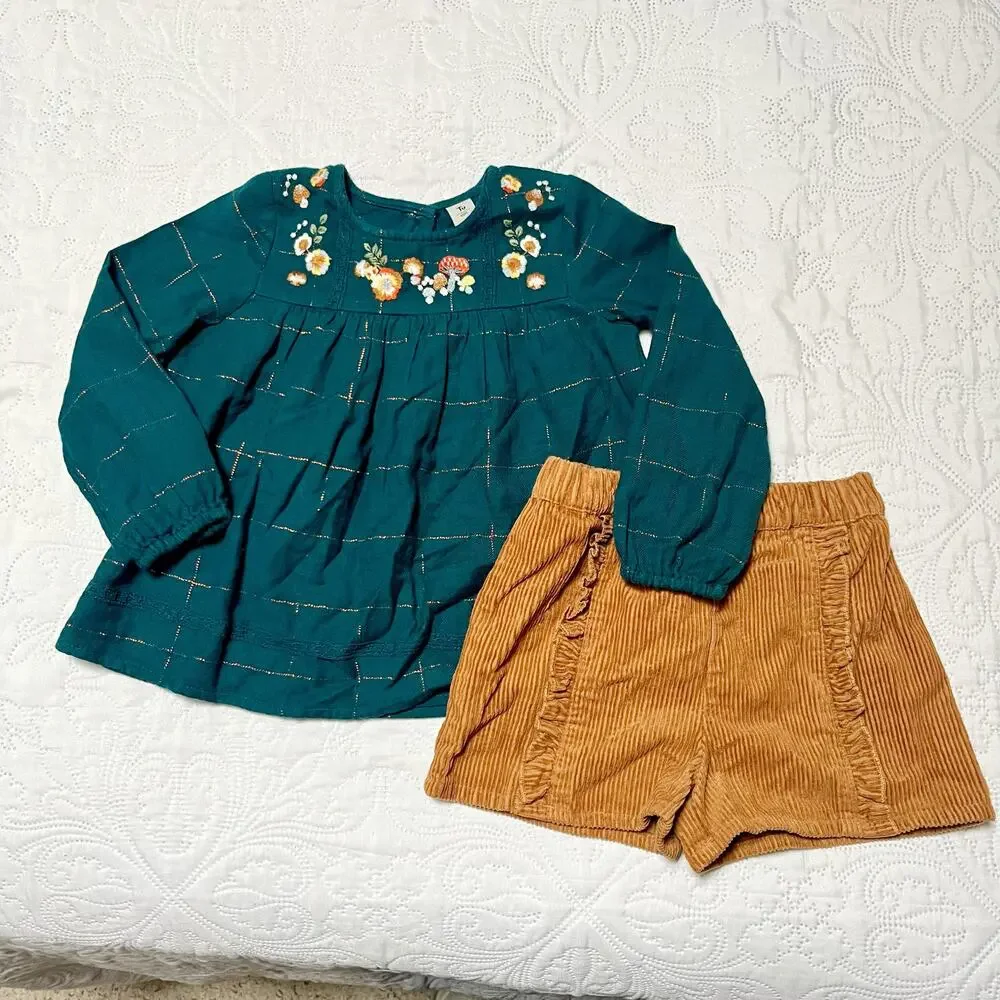 Tu Kids Fall Corduroy Outfit Size 2/3